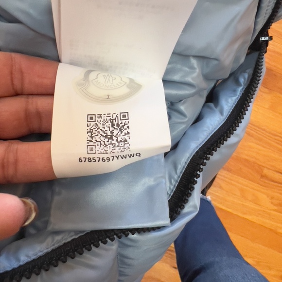 Moncler Bady Giubotto Light Blue Down/Puffer Jacket - Picture 2 of 6